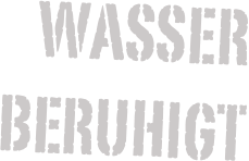 Wasser beruhigt